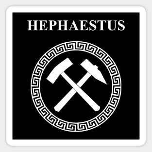 Hephaestus Greek God of Fire Smithing and Crafting Magnet